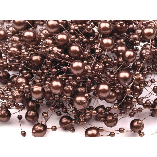 Ghirlandă decorativă perle, ø7 mm, lungime 130 cm - Mov deschis (4 Bucăți) Ghirlandă decorativă perle, ø7 mm, lungime 130 cm - Mov deschis (4 Bucăți)