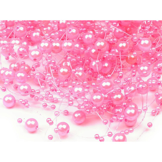 Ghirlandă decorativă perle, ø7 mm, lungime 130 cm - Mov deschis (4 Bucăți) Ghirlandă decorativă perle, ø7 mm, lungime 130 cm - Mov deschis (4 Bucăți)