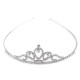 Diademă cu strasuri - Cristal (4 Bucăți) Diademă cu strasuri - Cristal (4 Bucăți)