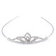 Diademă cu strasuri - Cristal (4 Bucăți) Diademă cu strasuri - Cristal (4 Bucăți)