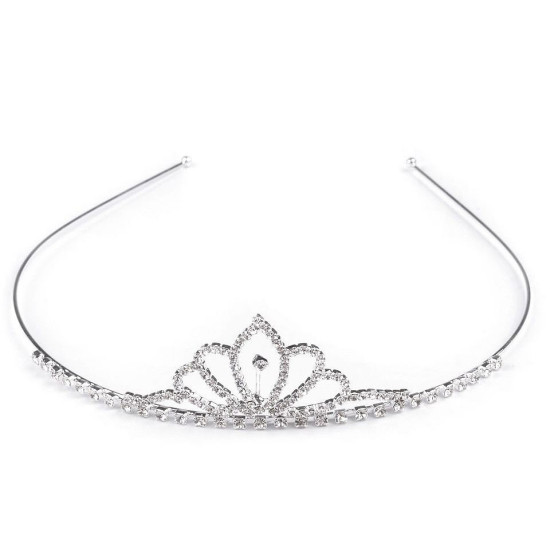 Diademă cu strasuri - Cristal (4 Bucăți) Diademă cu strasuri - Cristal (4 Bucăți)