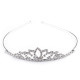 Diademă cu strasuri - Cristal (4 Bucăți) Diademă cu strasuri - Cristal (4 Bucăți)