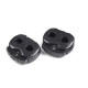 Opritori șnur, 2 găuri, 15x15 mm - Alb (50 Bucăți) Opritori șnur, 2 găuri, 15x15 mm - Alb (50 Bucăți)