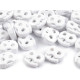 Opritori șnur, 2 găuri, 15x15 mm - Alb (50 Bucăți) Opritori șnur, 2 găuri, 15x15 mm - Alb (50 Bucăți)
