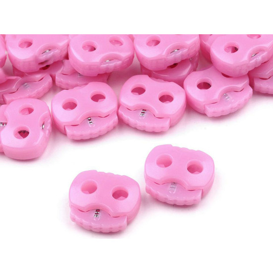 Opritori șnur, 2 găuri, 15x15 mm - Alb (50 Bucăți) Opritori șnur, 2 găuri, 15x15 mm - Alb (50 Bucăți)