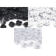 Opritori șnur, 2 găuri, 15x15 mm - Alb (50 Bucăți) Opritori șnur, 2 găuri, 15x15 mm - Alb (50 Bucăți)