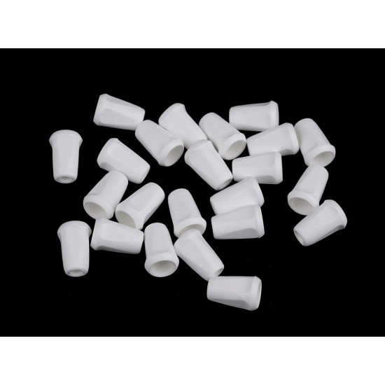 Capăt șnur, 12x17 mm - Negru (50 Bucăți) Capăt șnur, 12x17 mm - Negru (50 Bucăți)