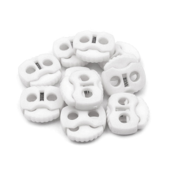 Opritori șnur, 2 găuri, 20x20 mm - Galben muștar (100 Bucăți) Opritori șnur, 2 găuri, 20x20 mm - Galben muștar (100 Bucăți)