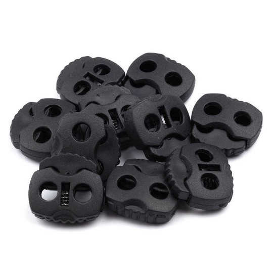 Opritori șnur, 2 găuri, 20x20 mm - Galben muștar (100 Bucăți) Opritori șnur, 2 găuri, 20x20 mm - Galben muștar (100 Bucăți)