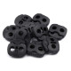 Opritori șnur, 2 găuri, 20x20 mm - Galben muștar (100 Bucăți) Opritori șnur, 2 găuri, 20x20 mm - Galben muștar (100 Bucăți)