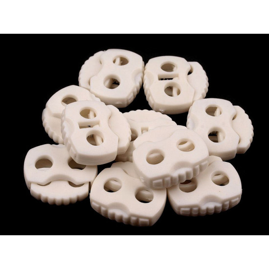 Opritori șnur, 2 găuri, 20x20 mm - Galben muștar (100 Bucăți) Opritori șnur, 2 găuri, 20x20 mm - Galben muștar (100 Bucăți)