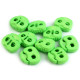 Opritori șnur, 2 găuri, 20x20 mm - Galben muștar (100 Bucăți) Opritori șnur, 2 găuri, 20x20 mm - Galben muștar (100 Bucăți)