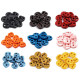 Opritori șnur, 2 găuri, 20x20 mm - Galben muștar (100 Bucăți) Opritori șnur, 2 găuri, 20x20 mm - Galben muștar (100 Bucăți)