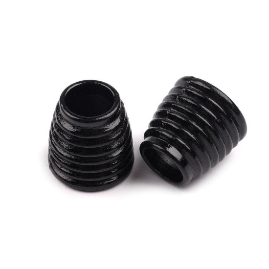 Capăt șnur, ø6,7 mm - Nichel (200 Bucăți) Capăt șnur, ø6,7 mm - Nichel (200 Bucăți)