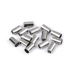 Capăt șnur, ø3,5 mm, ø5,5 mm - Nichel (200 Bucăți)