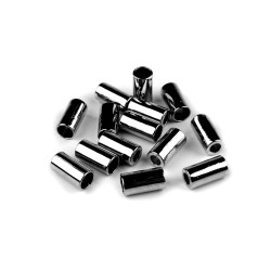 Capăt șnur, ø3,5 mm, ø5,5 mm - Nichel antic (200 Bucăți)
