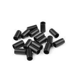 Capăt șnur, ø3,5 mm, ø5,5 mm - Lac negru (200 Bucăți)