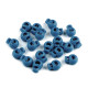 Opritori șnur, 15x19 mm - Albastru închis (500 Bucăți) Opritori șnur, 15x19 mm - Albastru închis (500 Bucăți)