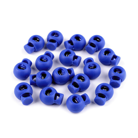 Opritori șnur, 15x19 mm - Albastru închis (500 Bucăți) Opritori șnur, 15x19 mm - Albastru închis (500 Bucăți)