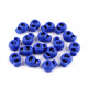 Opritori șnur, 15x19 mm - Albastru închis (500 Bucăți) Opritori șnur, 15x19 mm - Albastru închis (500 Bucăți)