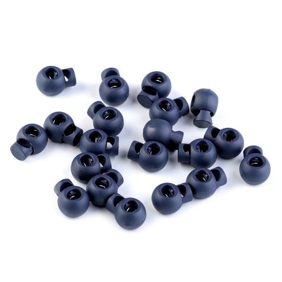 Opritori șnur, 15x19 mm - Albastru închis (500 Bucăți) Opritori șnur, 15x19 mm - Albastru închis (500 Bucăți)