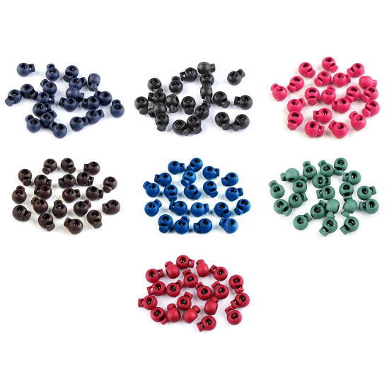 Opritori șnur, 15x19 mm - Albastru închis (500 Bucăți) Opritori șnur, 15x19 mm - Albastru închis (500 Bucăți)