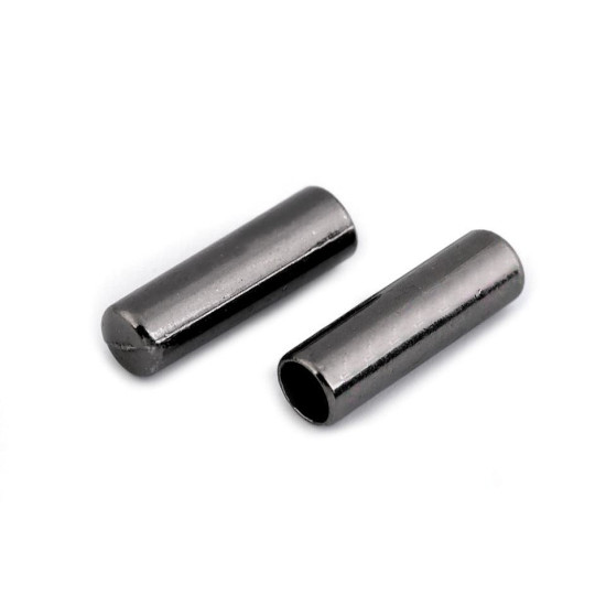 Capăt metalic șnur, ø4 mm - Nichel (400 Bucăți) Capăt metalic șnur, ø4 mm - Nichel (400 Bucăți)