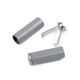 Capăt de șnur cu clips, ø5 mm - Albastru închis (20 Bucăți) Capăt de șnur cu clips, ø5 mm - Albastru închis (20 Bucăți)