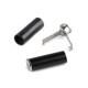 Capăt de șnur cu clips, ø5 mm - Albastru închis (20 Bucăți) Capăt de șnur cu clips, ø5 mm - Albastru închis (20 Bucăți)