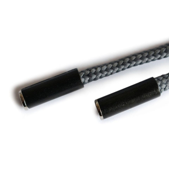 Capăt de șnur cu clips, ø5 mm - Albastru închis (20 Bucăți) Capăt de șnur cu clips, ø5 mm - Albastru închis (20 Bucăți)