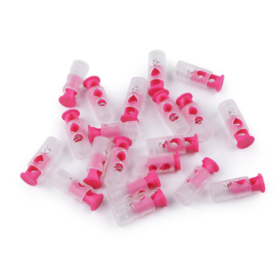 Opritori snur 9x24 mm - Roșu (50 Bucăți) Opritori snur 9x24 mm - Roșu (50 Bucăți)
