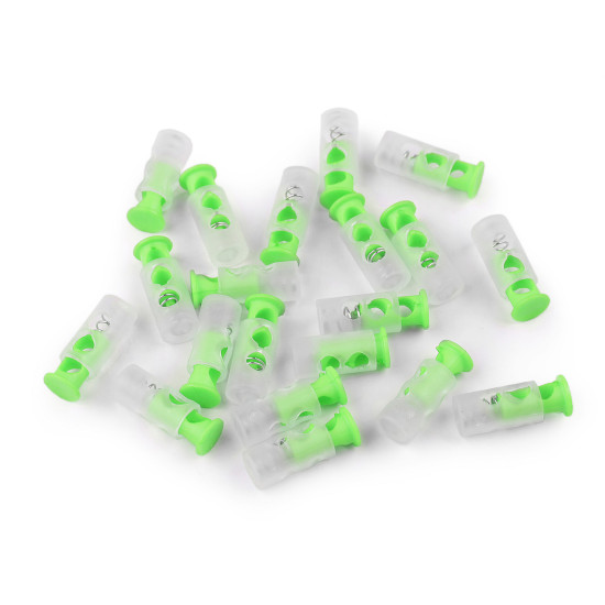 Opritori snur 9x24 mm - Roșu (50 Bucăți) Opritori snur 9x24 mm - Roșu (50 Bucăți)
