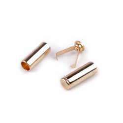 Capat de snur cu siguranta de ø6 mm - Auriu clasic (4 Bucăți)