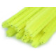 Sârmă plușată, ø6 mm, lungime 30 cm - Verde neon (20 Bucăți)