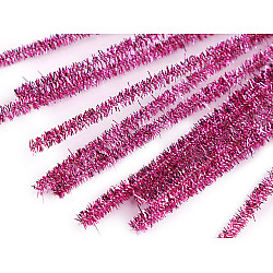 Sârmă plușată, ø6 mm, lungime 30 cm - Purple-pink (100 Bucăți)
