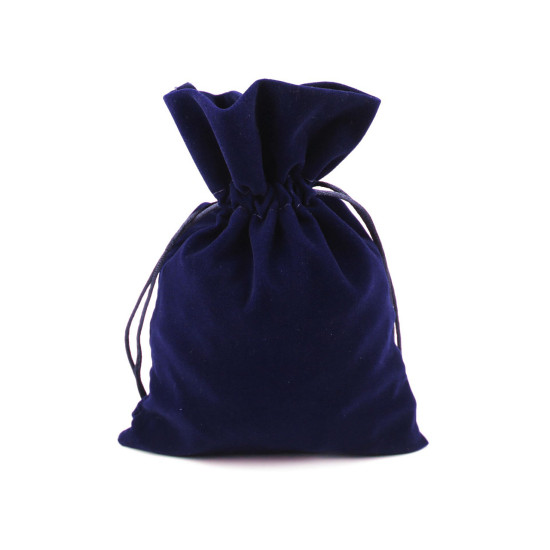 Săculeț catifea pentru cadouri, 12x17 cm - Negru (50 Bucăți) Săculeț catifea pentru cadouri, 12x17 cm - Negru (50 Bucăți)