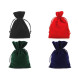 Săculeț catifea pentru cadouri, 12x17 cm - Negru (50 Bucăți) Săculeț catifea pentru cadouri, 12x17 cm - Negru (50 Bucăți)