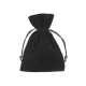 Săculeț catifea pentru cadouri, 12x17 cm - Negru (50 Bucăți) Săculeț catifea pentru cadouri, 12x17 cm - Negru (50 Bucăți)