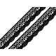 Dantelă bumbac croşetată, lățime 32 mm - Alb (30 Metri) Dantelă bumbac croşetată, lățime 32 mm - Alb (30 Metri)