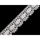 Dantelă bumbac croşetată, lățime 32 mm - Negru (90 Metri) Dantelă bumbac croşetată, lățime 32 mm - Negru (90 Metri)