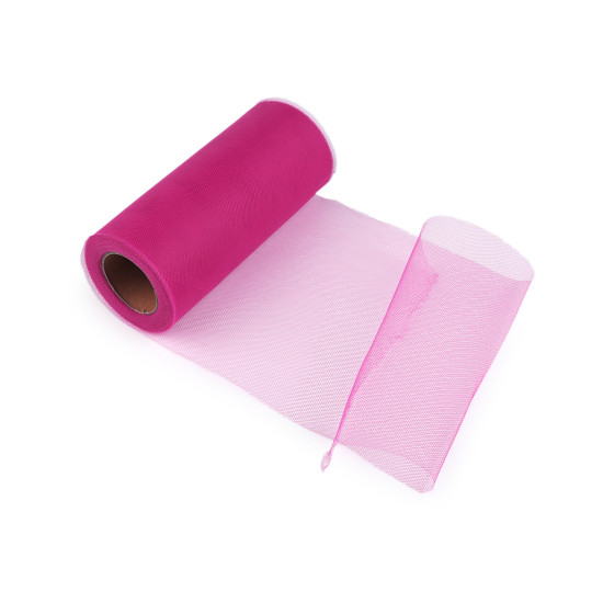 Tull decorativ, lățime 15 cm - Alb zăpadă (5 Bucăți) Tull decorativ, lățime 15 cm - Alb zăpadă (5 Bucăți)