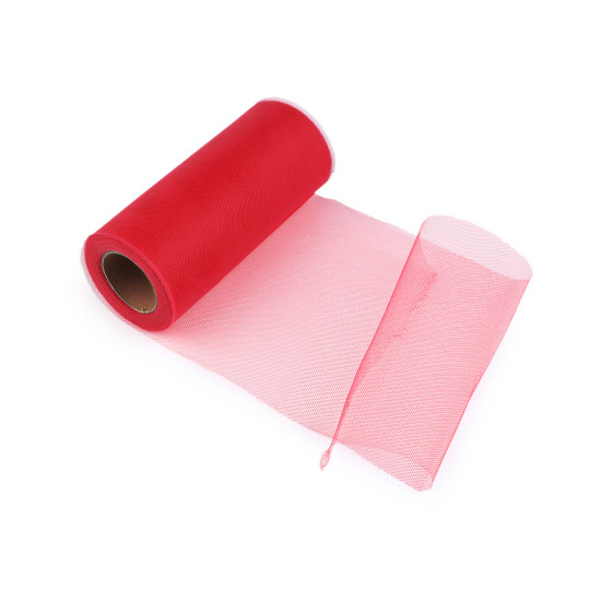 Tull decorativ, lățime 15 cm - Alb zăpadă (5 Bucăți) Tull decorativ, lățime 15 cm - Alb zăpadă (5 Bucăți)