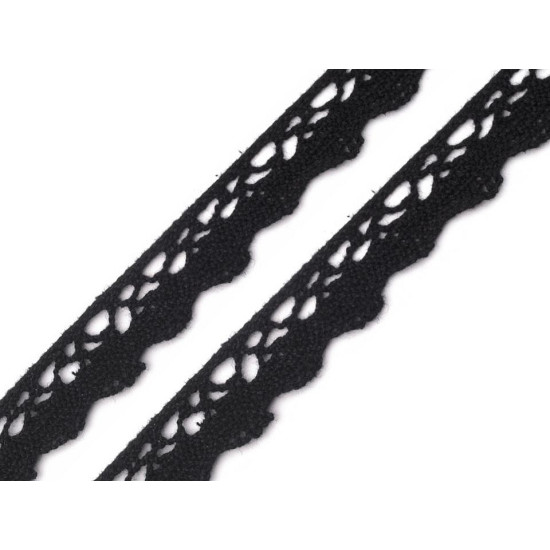 Dantelă bumbac croşetată, lățime 15 mm - Off white (27 Metri) Dantelă bumbac croşetată, lățime 15 mm - Off white (27 Metri)