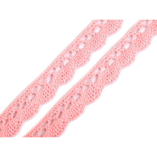 Dantelă bumbac croşetată, lățime 15 mm - Off white (27 Metri) Dantelă bumbac croşetată, lățime 15 mm - Off white (27 Metri)
