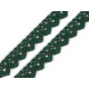 Dantelă bumbac croşetată, lățime 15 mm - Galben (81 Metri) Dantelă bumbac croşetată, lățime 15 mm - Galben (81 Metri)