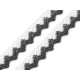 Dantelă bumbac croşetată, lățime 15 mm - Galben (81 Metri) Dantelă bumbac croşetată, lățime 15 mm - Galben (81 Metri)
