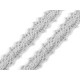 Dantelă bumbac croşetată, lățime 12 mm - Roz deschis (27 Metri) Dantelă bumbac croşetată, lățime 12 mm - Roz deschis (27 Metri)