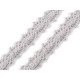 Dantelă bumbac croşetată, lățime 12 mm - Roz deschis (27 Metri) Dantelă bumbac croşetată, lățime 12 mm - Roz deschis (27 Metri)