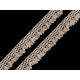 Dantelă bumbac elastică cu volănașe, lățime 15 mm - Alb (27 Metri) Dantelă bumbac elastică cu volănașe, lățime 15 mm - Alb (27 Metri)