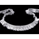 Dantelă bumbac elastică cu volănașe, lățime 15 mm - Alb (27 Metri) Dantelă bumbac elastică cu volănașe, lățime 15 mm - Alb (27 Metri)